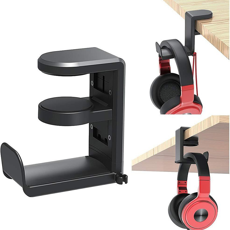 Desk Setup Game - PC Gaming Headphone Stand Headset Hook