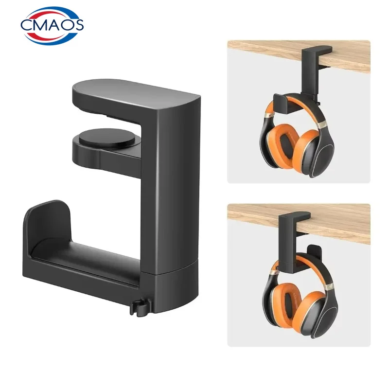 Desk Setup Game - 360° Rotating Headphone Stand Desktop Headset