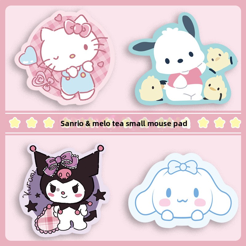 Desk Setup Ergonomic - Cute Cartoon Mouse Pad Small Irregular