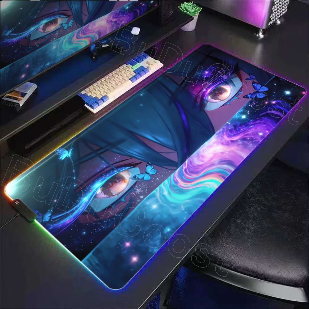Desk Setup Gaming Pc - RGB Desk Mat Beautiful Shorekeeper Chisa