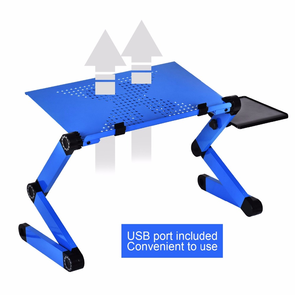 Aluminum Alloy Laptop Table Ad - Desk Setup Pc review and price