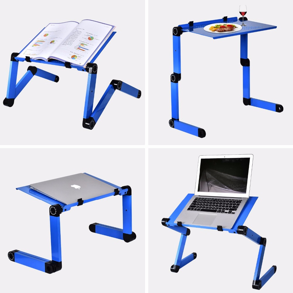 Aluminum Alloy Laptop Table Ad - Desk Setup Pc review and price