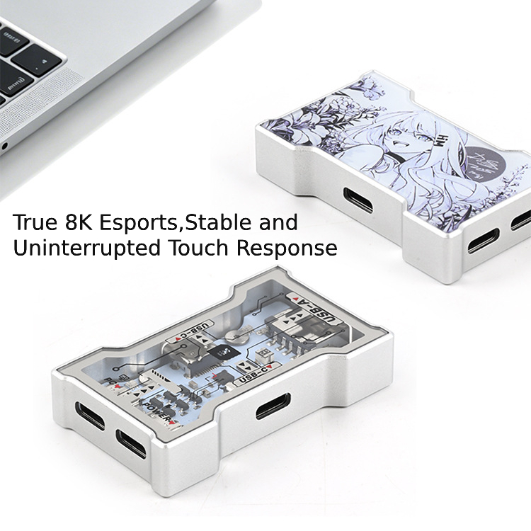 RGB USB Hub 2 Input 3 Output A - Desk Setup For Gaming review and price
