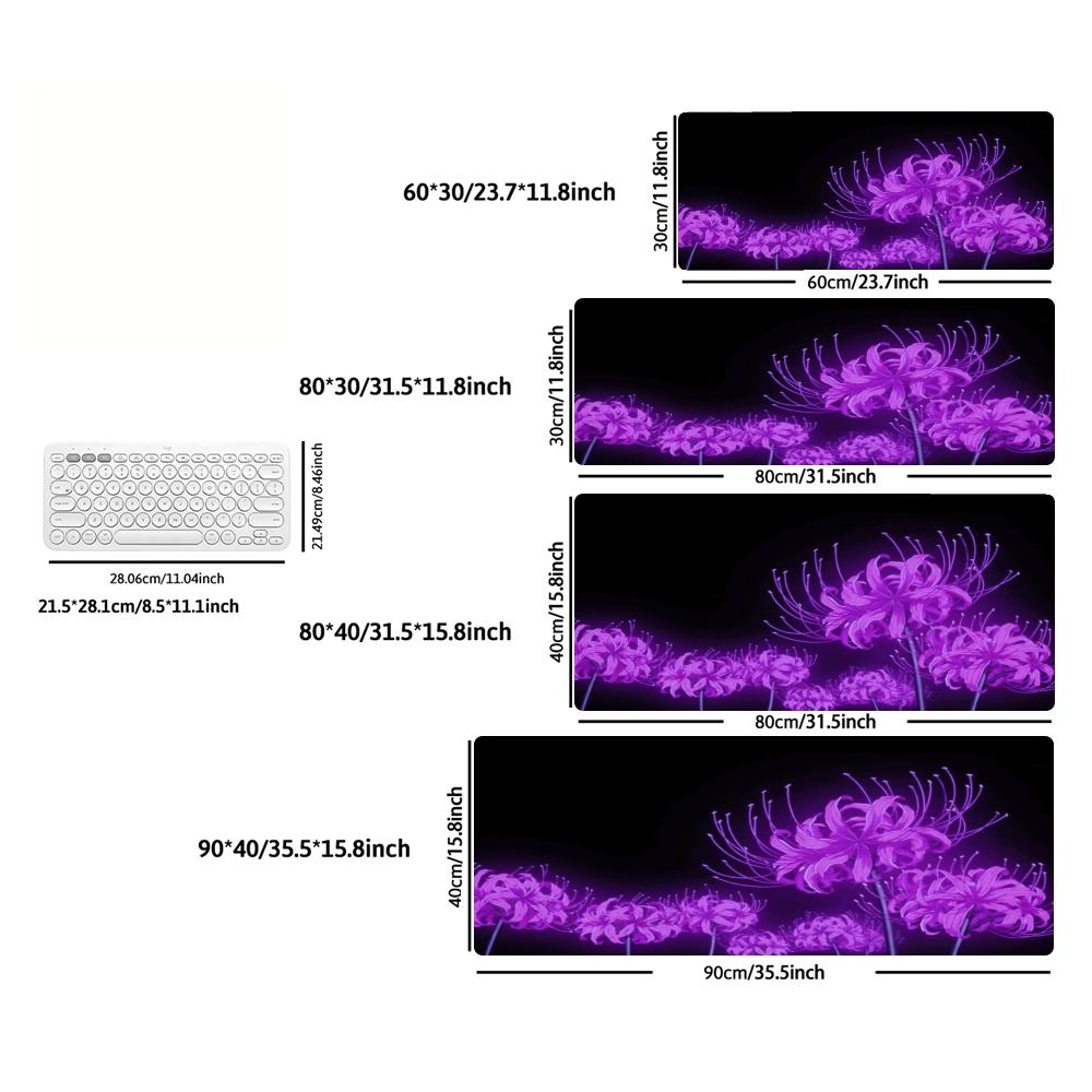 XXL Mousepad Gothic Lycoris Ra - Desk Setup Blue review and price