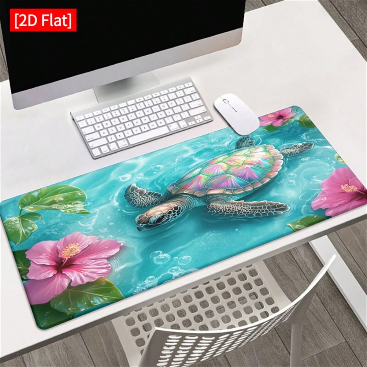 [2D Flat]1pc Sea And Hibiscus  - Desk Setup Gaming Pc review and price