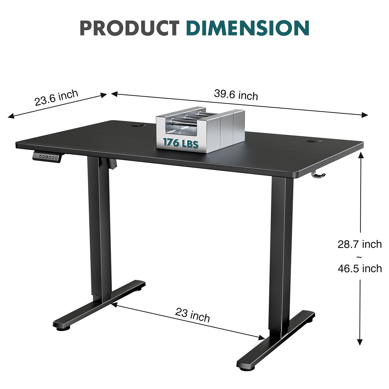 MCQ Electric Standing Desk Hei - Desk Setup Pc review and price