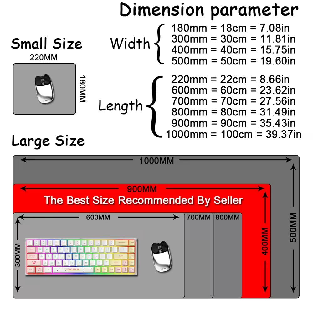 New Design E-Sports Mouse Pad  - Desk Setup Designer review and price