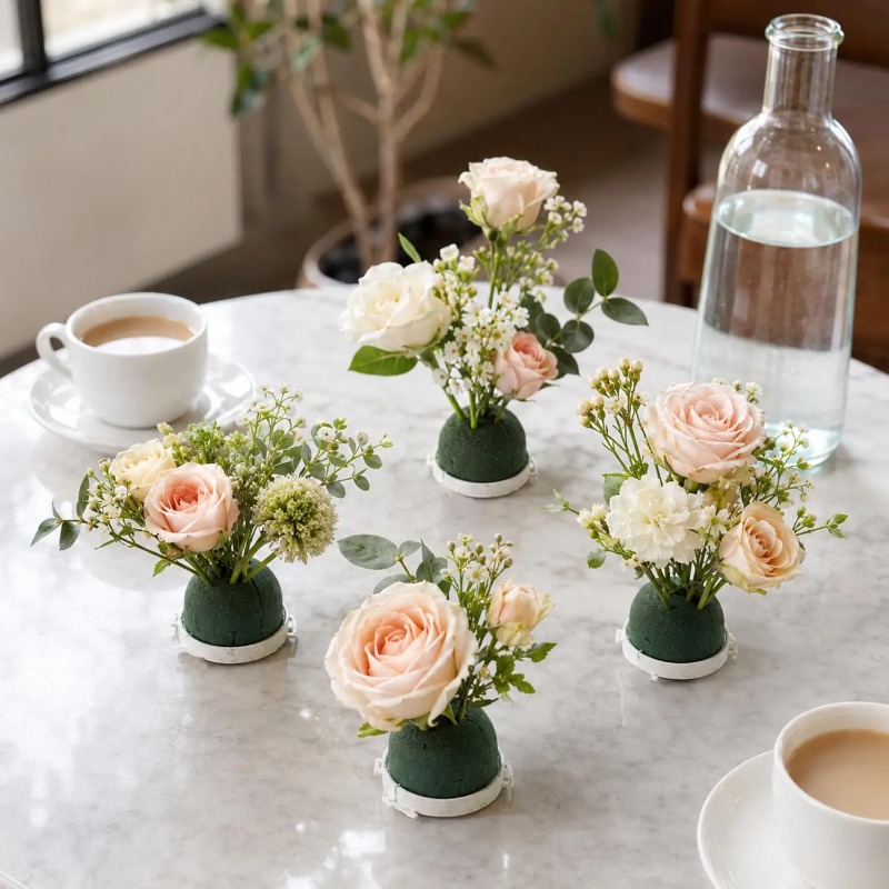 20-1pcs Floral Foam Balls Roun - Desk Setup Green review and price