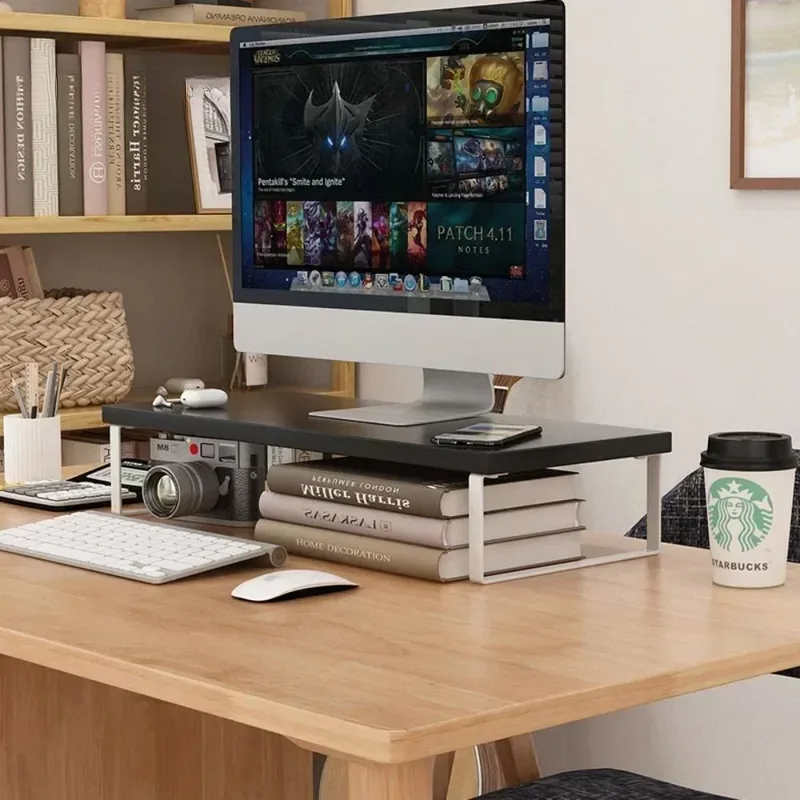 Elevated Monitor Riser Stand,  - Monitor Riser Wood review and price