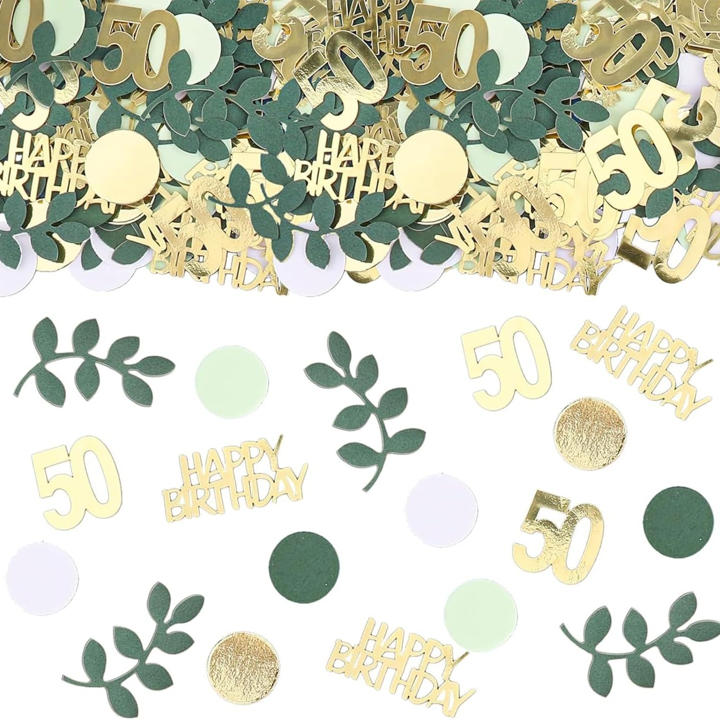 120 Gold Number Birthday Confe - Desk Setup Green review and price
