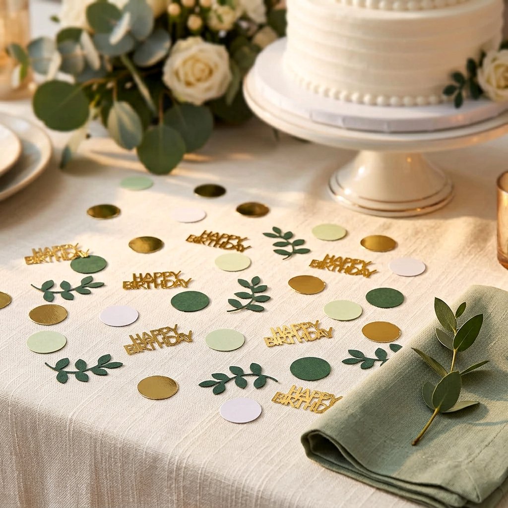 120 Gold Number Birthday Confe - Desk Setup Green review and price