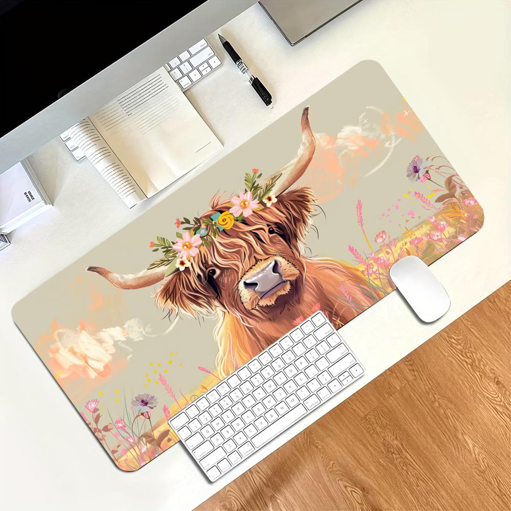 Vintage Highland Cow Floral Ga - Desk Setup Gaming Pc review and price