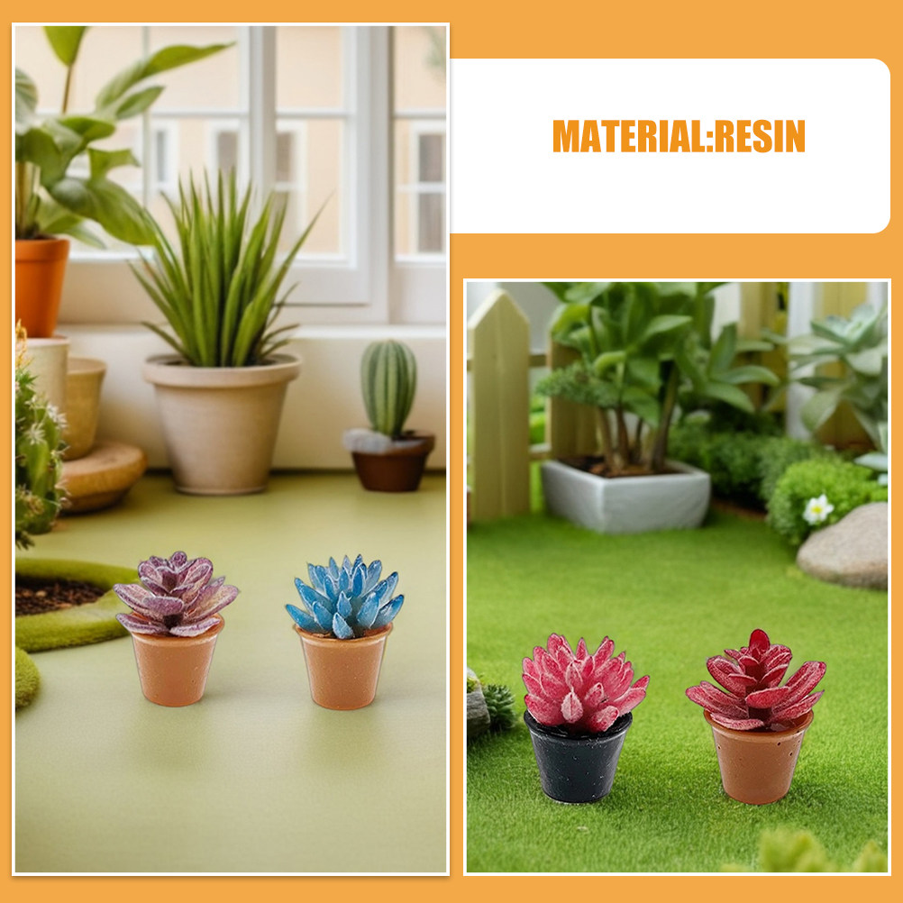 24Pcs Mini Succulent Pots Arti - Desk Setup With Plants review and price