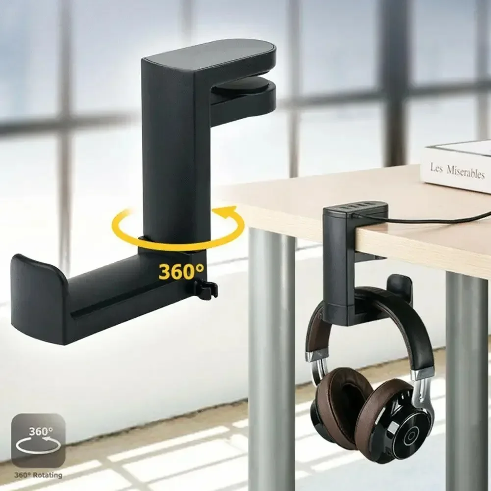 No Punch Headphone Hook Clip H - Desk Setup Game review and price