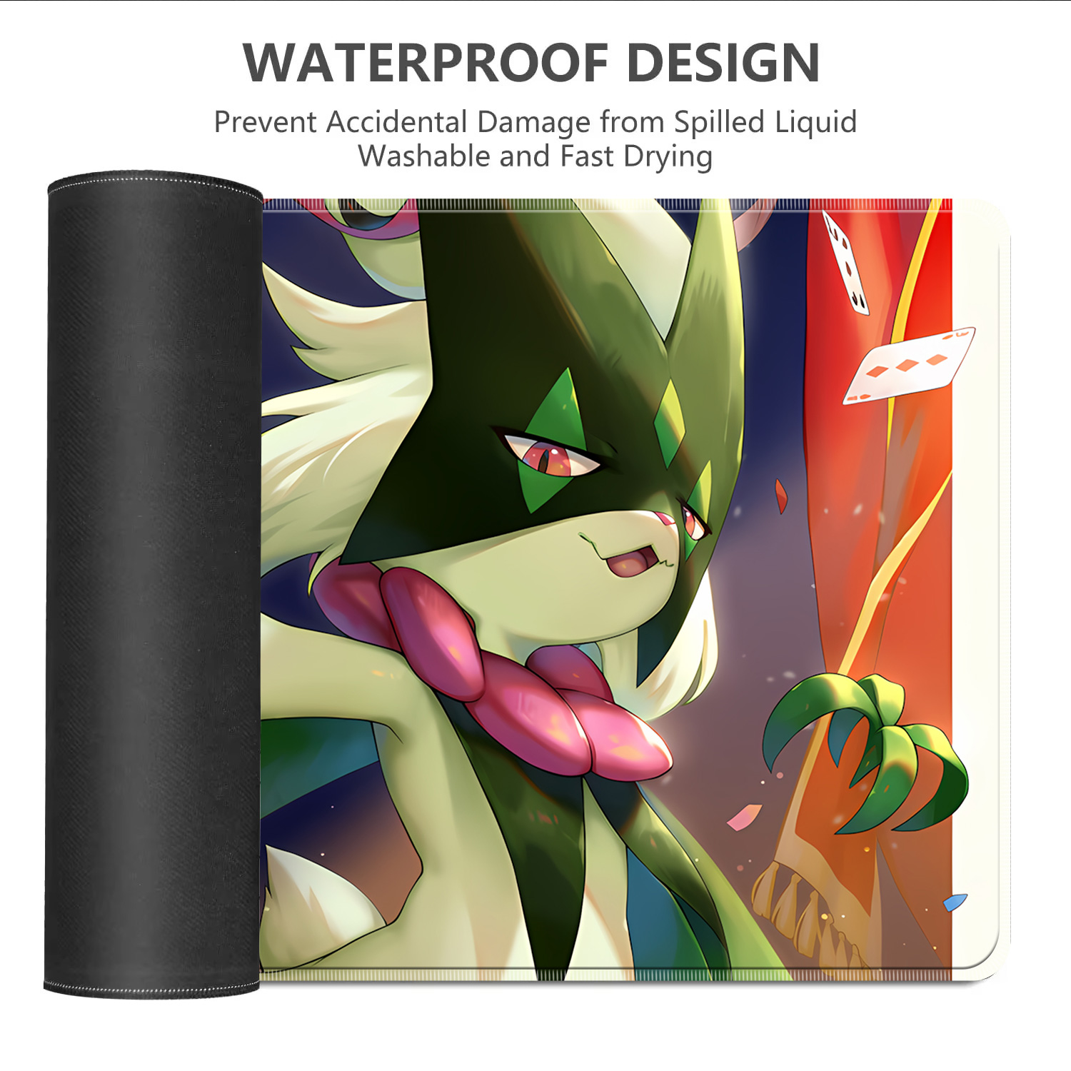 Kawaii Pokemon Meowscarada Gam - Desk Setup Ergonomic review and price