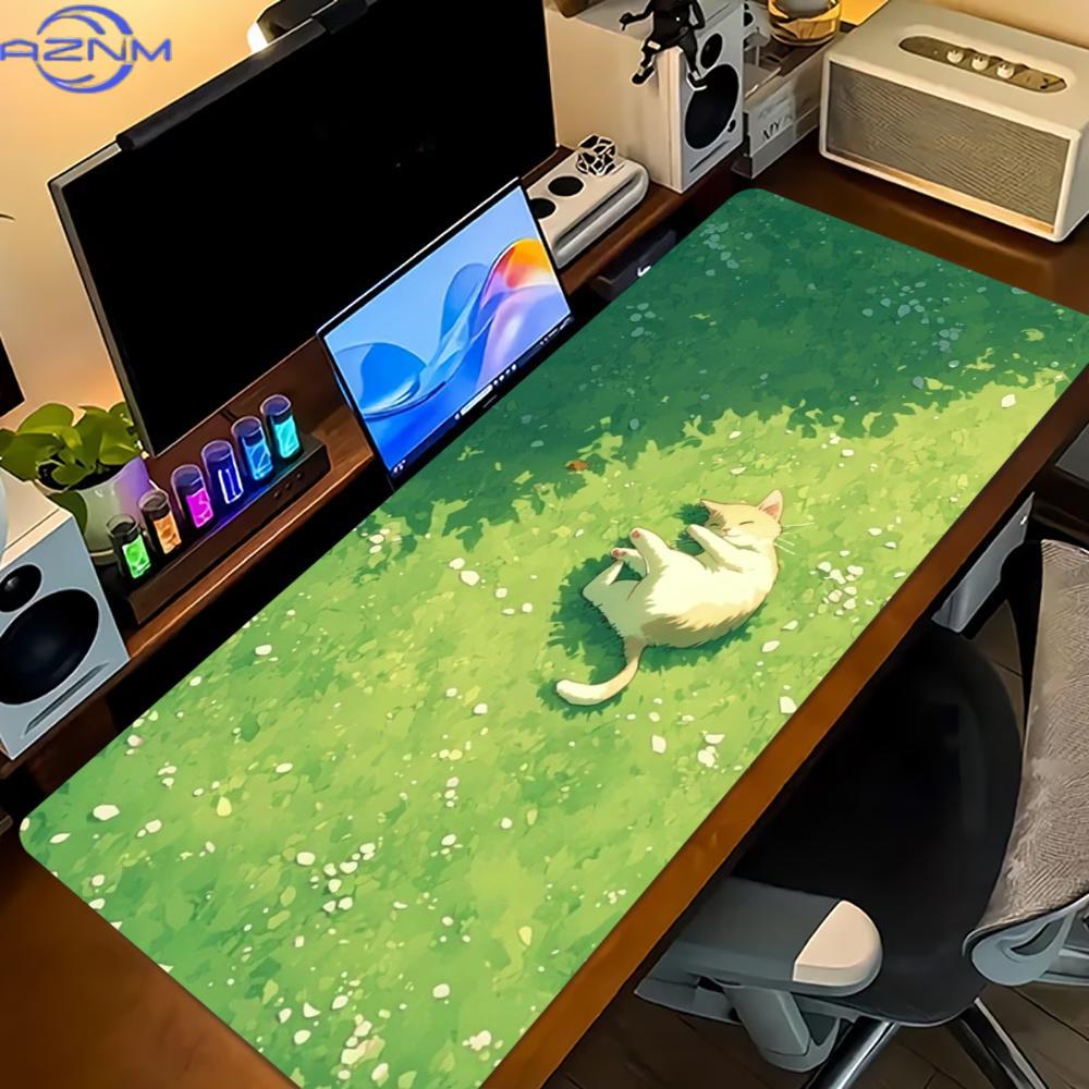 Floral Cat Design Large Gaming - Desk Setup Designer review and price