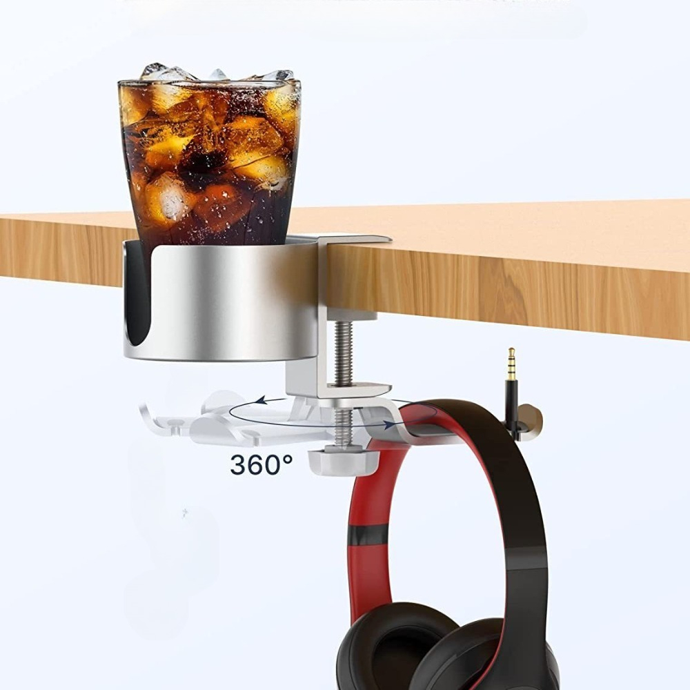 Premium Rotating Cup Holder Al - Desk Setup For Gaming review and price