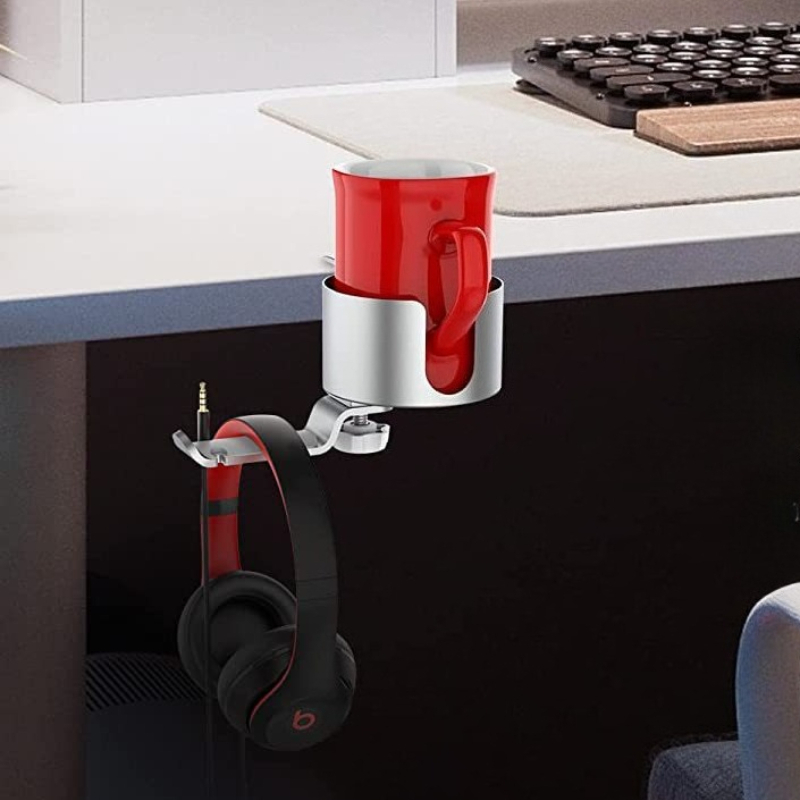 Premium Rotating Cup Holder Al - Desk Setup For Gaming review and price