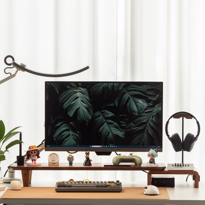 Black Walnut Scalable Monitor  - Monitor Riser Wood review and price
