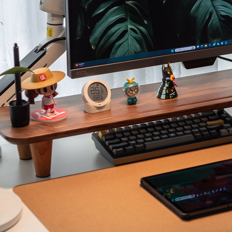 Black Walnut Scalable Monitor  - Monitor Riser Wood review and price