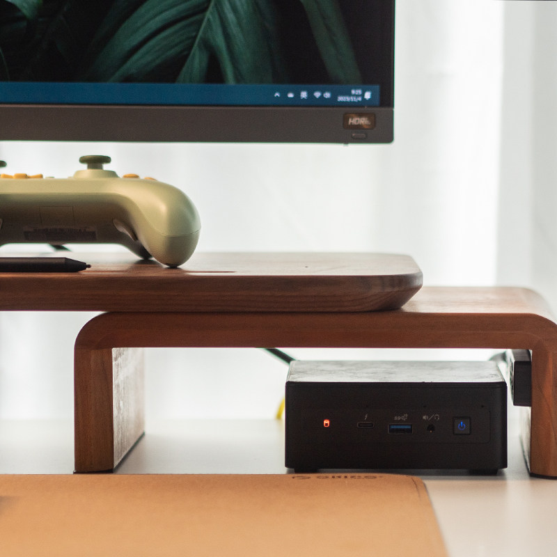 Black Walnut Scalable Monitor  - Monitor Riser Wood review and price