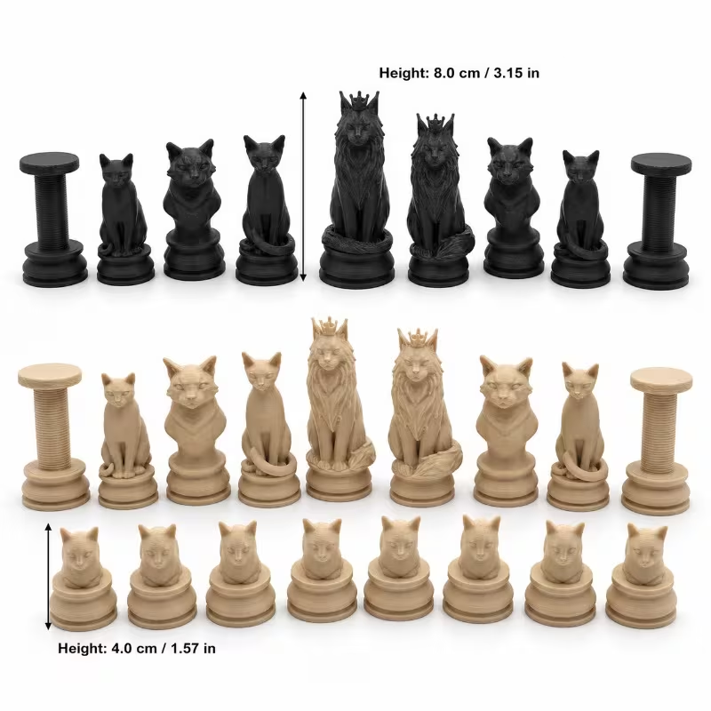 16/32 Pcs Modern Chess Piece S - Desk Setup Game review and price