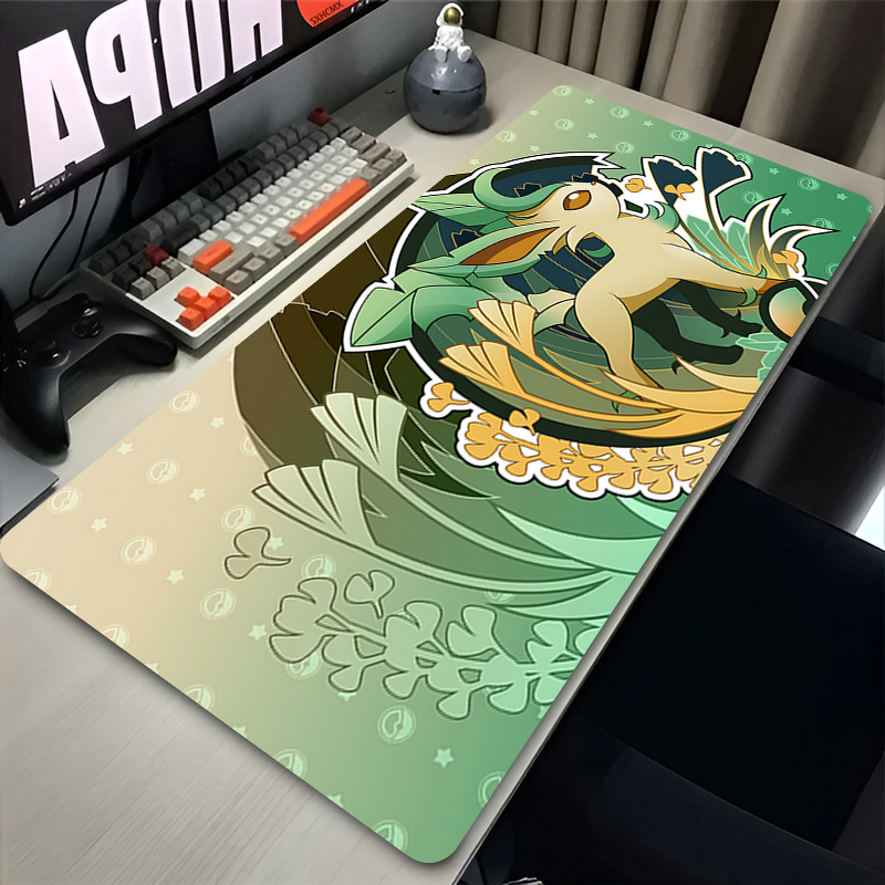 Mouse Pad Gamer P-pokemon Leaf - Desk Setup Ergonomic review and price