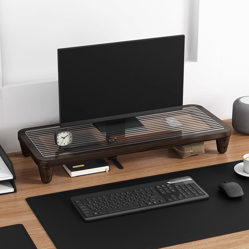 Desk Riser Monitor Stand with  - Monitor Riser Wood review and price
