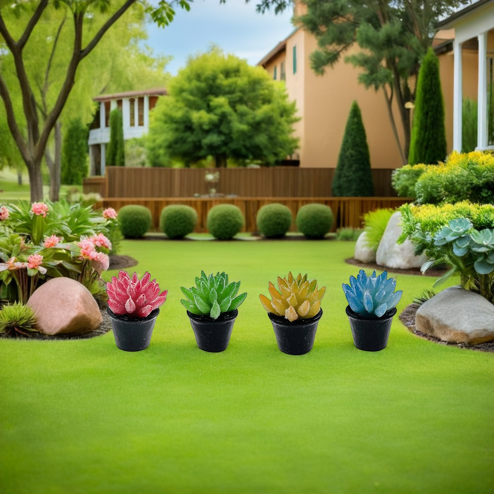 24Pcs Mini Succulent Pots Arti - Desk Setup With Plants review and price
