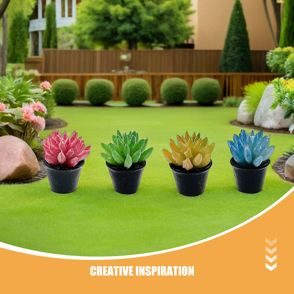 24Pcs Mini Succulent Pots Arti - Desk Setup With Plants review and price