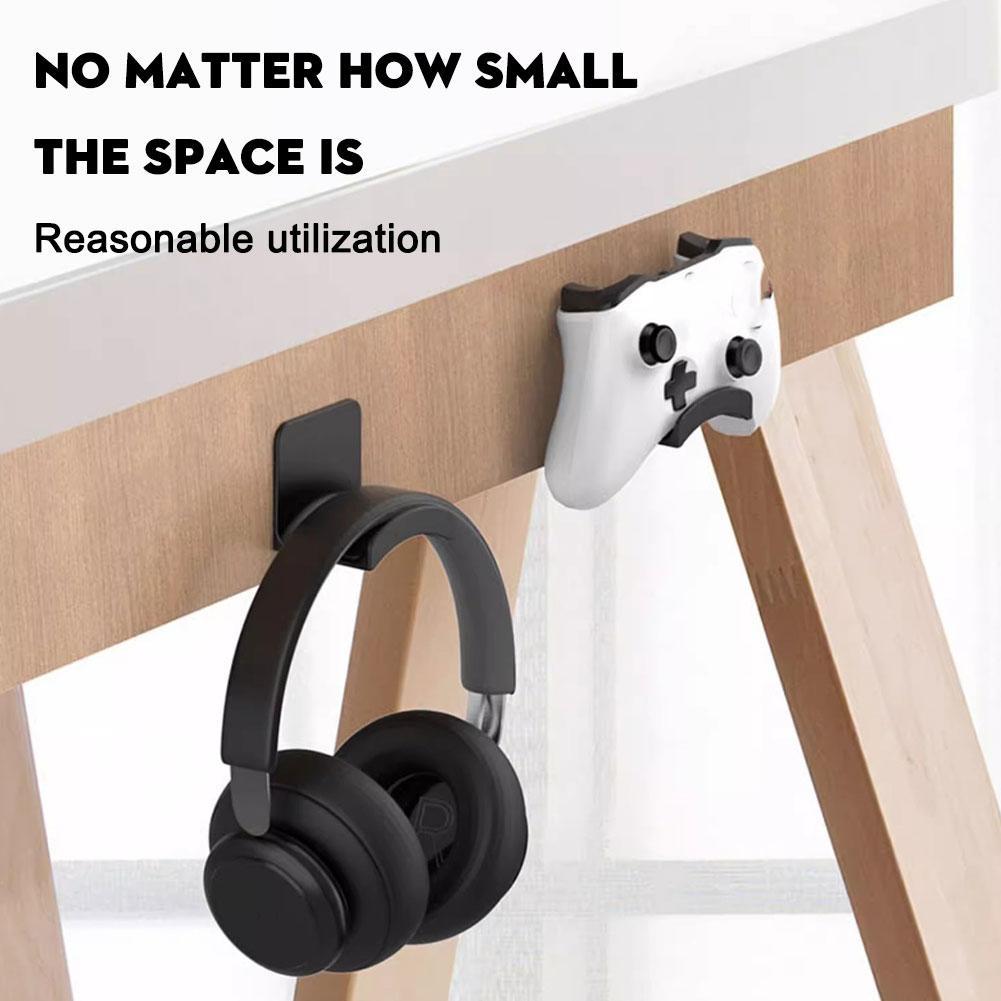 Punch-Free Wall Mount Headphon - Desk Setup Game review and price
