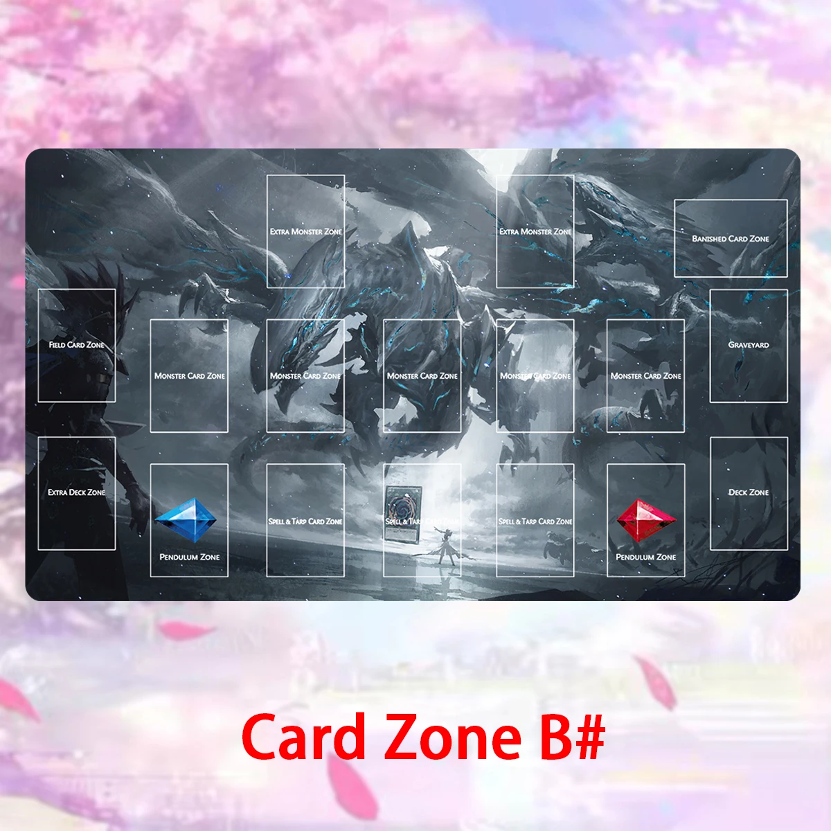 YuGiOh Playmat Neo Blue-Eyes U - Desk Setup Blue review and price