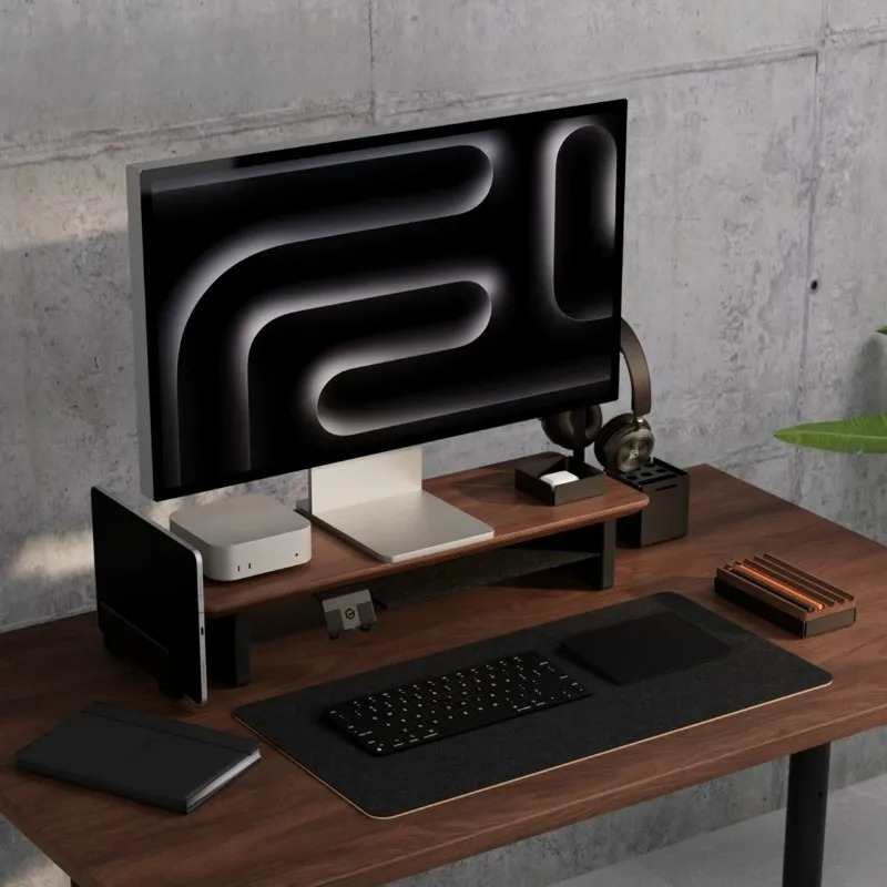 Hot Sale! Walnut Monitor Stand - Monitor Riser Wood review and price
