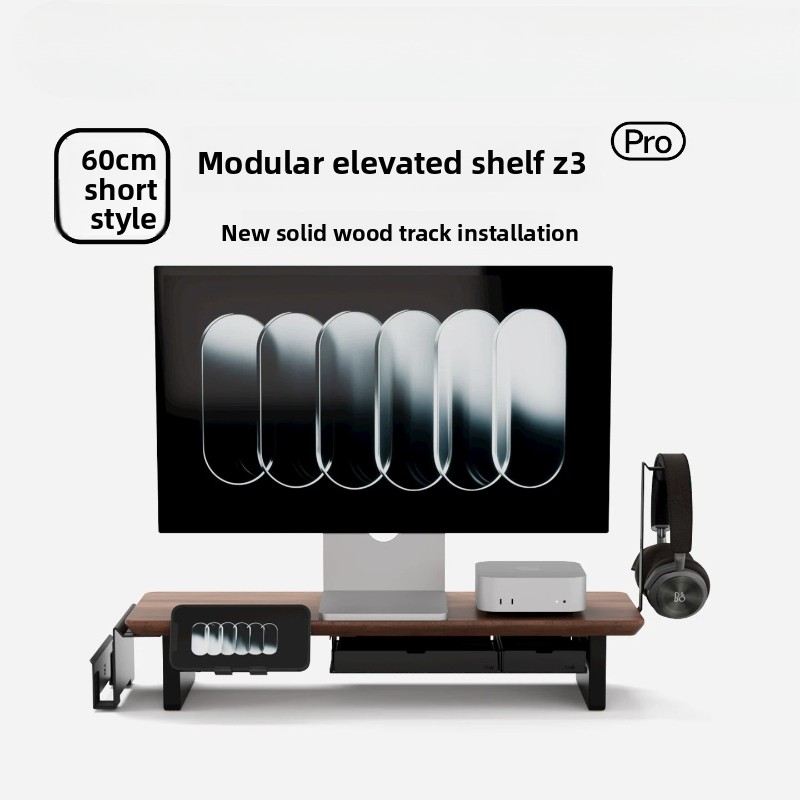 Hot Sale! Walnut Monitor Stand - Monitor Riser Wood review and price