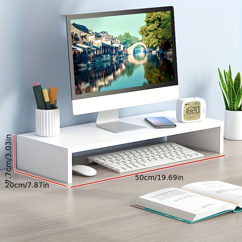 Spacious Wooden Monitor Stand  - Monitor Riser Wood review and price