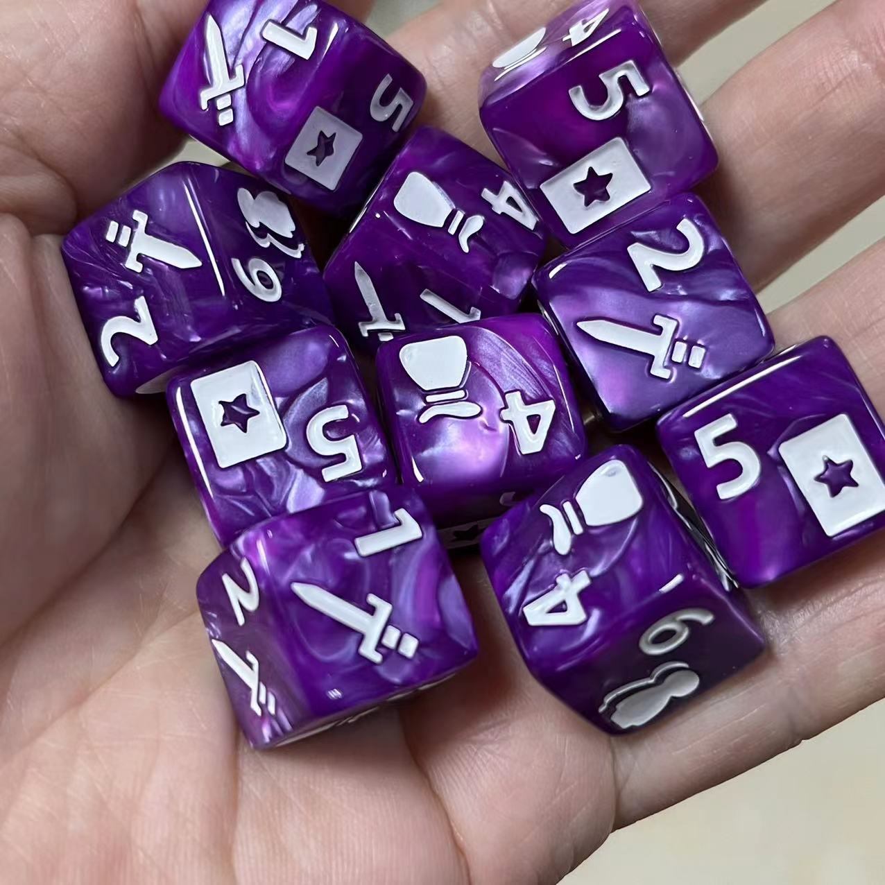 10 Pcs Set of New 16mm 6 Sided - Desk Setup For Gaming review and price