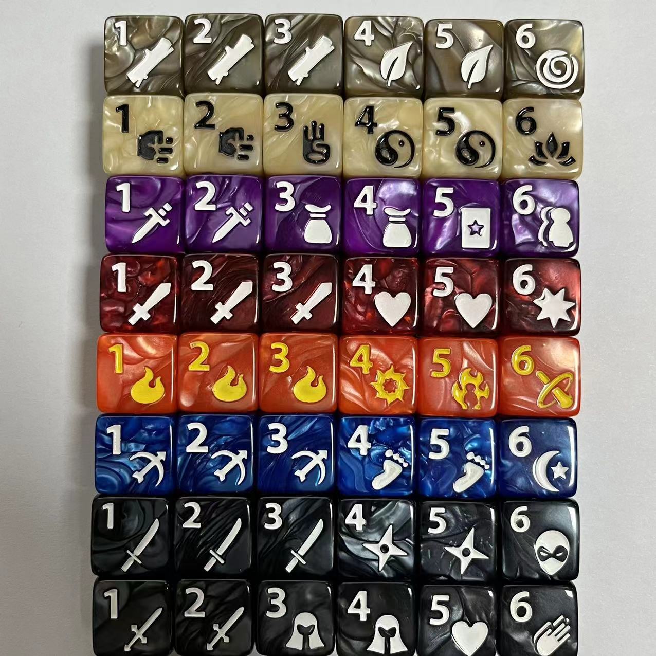 10 Pcs Set of New 16mm 6 Sided - Desk Setup For Gaming review and price